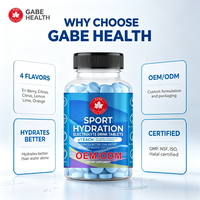 Comprimés d'électrolytes pour l'hydratation sportive OEM, sodium, potassium, magnésium, calcium, zinc, hydratation rapide, énergie, végétalien, pour les athlètes, personnalisé