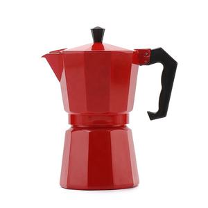 <span class=keywords><strong>Cafetera</strong></span> Moka de inducción de aluminio de 6 tazas, <span class=keywords><strong>cafetera</strong></span> Moka Espresso, olla Moka de aluminio <span class=keywords><strong>italiana</strong></span> clásica con mango de tacto suave - Product Image 4