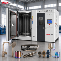 Machine de revêtement PVD multi-usages AsiaLink pour la quincaillerie, les articles de cuisine, la verrerie, les petits meubles décoratifs
