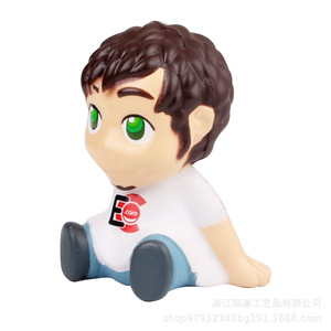 Figurine de garçon en mousse Pu, jouet anti-stress à rebond élevé, cadeau artisanal pour garçons âgés de 5 à 7 ans - Product Image 2