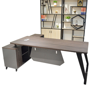 Nouvelle conception Conseil d'administration Président Table <span class=keywords><strong>Secrétaire</strong></span> Bureau Mobilier de bureau en bois Table de bureau de luxe - Product Image 1