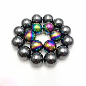 Baru panas manik-manik magnetik bola hitam warna-warni Lodestone Magnet batu jatuh pijat kesehatan manik-manik magnetik mainan batu Permainan