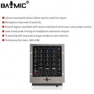 เครื่องผสมรอยขีดข่วน DJ Pro innofader crossfader DVS License 6เอฟเฟกต์การเข้าถึงโดยตรง2ช่องสัญญาณ - Product Image 5