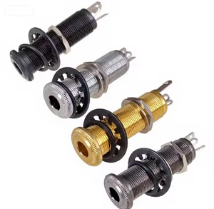 Conector <span class=keywords><strong>Jack</strong></span> <span class=keywords><strong>para</strong></span> Guitarra Eléctrica y <span class=keywords><strong>Bajo</strong></span>, 1/4\" 6.35mm, Salida de Audio <span class=keywords><strong>para</strong></span> Pastilla, Cilindro Metálico Roscado - <span class=keywords><strong>Cable</strong></span> de 6.35mm - Product Image 6