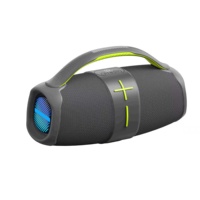 Haut-parleur portable d'extérieur 10W à double transducteur Bluetooth 5.3 avec lumière RGB, rechargeable sans fil, avec carte TF, OEM
