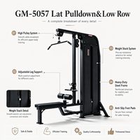 Máquina de Ejercicios TZFITNESS para Tirada de Bíceps y Remo con Selector de Peso, Doble Función, con Carga de Pernos, para Ejercicios de Espalda
