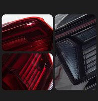 LED-Rückleuchten mit schwarzer Gehäuseausführung für VW Polo 2019-2024, Rücklicht-Baugruppe, Bremsleuchten, Auto-Styling-Zubehör