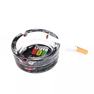 <span class=keywords><strong>Cendrier</strong></span> en verre sans fumée <span class=keywords><strong>Bob</strong></span> <span class=keywords><strong>Marley</strong></span> 71, rond, personnalisé avec logo imprimé, pour accessoires de cigares, collection 2025 - Product Image 4