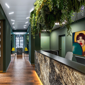 Tấm lá cây trang trí kích thước tùy chỉnh, phổ biến, cây giả, tường cây xanh, treo trần, tường xanh - Product Image 5