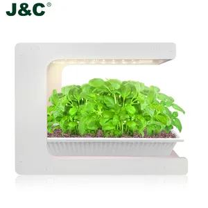 J & C fai da te Home Herb coltivatore cucina Herb Garden Germiation Kit Microgreen Grow Lights con funzione Timer