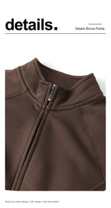 <span class=keywords><strong>Giacca</strong></span> Corta CNSHELL con Collo Alto e Maniche Raglan, 270gsm, da <span class=keywords><strong>Donna</strong></span>, Nude, con Zip, Sensazione Calda, Vestibilità Aderente - Product Image 5