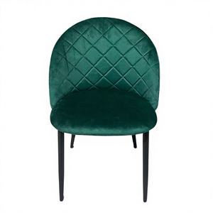 Silla de Comedor Italiana de Lujo con Tapicería de Terciopelo, Estilo Minimalista Nórdico Retro, Simple, Casual y Duradera - Product Image 3