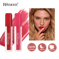 Rouge à lèvres liquide mat soyeux Red Cap, imperméable, anti-transfert, compatible masques, 6 teintes, OEM ODM, marque privée, logo personnalisé, vente en gros