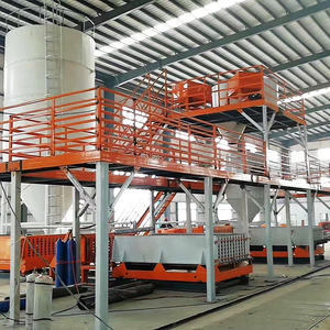 Giá Thấp Của Ngang Loại Trọng Lượng Nhẹ Panel Tường Máy Grc Dây Chuyền Sản Xuất Tường Rỗng Bảng Điều Khiển Hình Thành Thiết Bị - Product Image 1