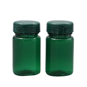 プラスチック製処方ボトル70ml PETグリーンピルボトル