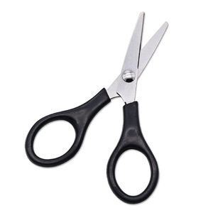 Office Scissors Stainless Steel Black Straight Head Home Use Trim Thread Ends Bulk Size - Product Image 2