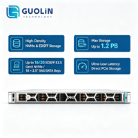 خادم ديل باور إيدج R6715 1U للتركيب على الرفوف، ذاكرة DDR5، PCIe 5.0، مناسب للإدراك الاصطناعي الخفيف والخوادم القائمة على تقنية K8s.