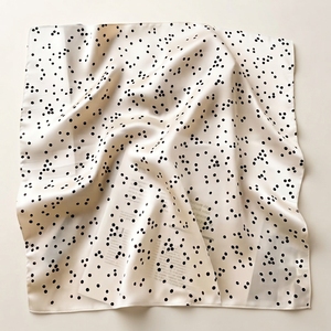 Foulard carré en satin de soie 100% personnalisé, 12 Momme, imprimé, 54x54cm, pour femme, OEM, marque privée - Product Image 1