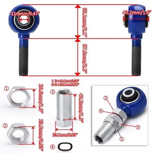 Bras de suspension réglable en fer bleu pour Nissan 240SX S13 180SX Panarm, système de suspension, pièce de rechange pour mise à niveau, numéro de pièce 9816 - Product Image 4
