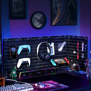 Tấm bảng lỗ đa năng bằng polypropylene chống thấm nước, có chân đế, lý tưởng để phân loại linh kiện bền bỉ và dễ dàng. - Product Image 3