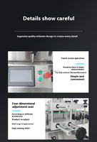 Machine d'étiquetage entièrement automatique horizontale pour bouteilles rondes, conteneurs, bocaux et baumes à lèvres