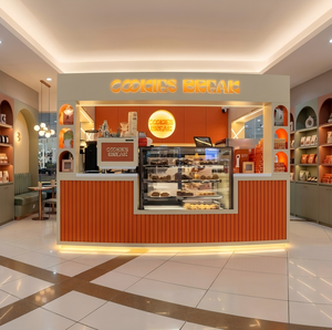 ร้านเบเกอรี่และร้านกาแฟแบบคีออสก์ |   ตู้โชว์ขนม, เคาน์เตอร์บริการร้านกาแฟ และโซลูชั่นตกแต่งร้านค้าแบบครบวงจร - Product Image 1