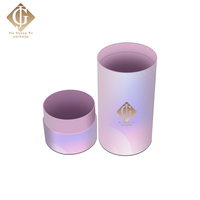Tube Cylindrique en Carton Biodégradable pour Huiles Essentielles et Cosmétiques, Emballage en Papier Kraft de Qualité Alimentaire