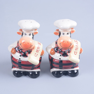 Set di Saliera e Pepiera in Ceramica a Forma di Pupazzo di Neve Mr & Mrs, Regalo Natalizio all'Ingrosso - Product Image 3