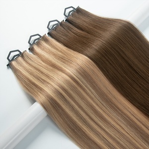 Extensions de cheveux russes fines et invisibles Genius Weft, double épaisseur, cheveux humains, volume Genius Weft - Product Image 4