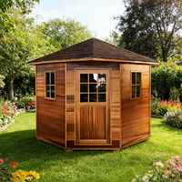 Cama Eléctrica Moderna de Madera Sólida de Cedro Rojo y Hemlock, Tamaño Personalizado, OEM/ODM, Capacidad para 1-8 Personas, Ecológica, para Villa o Apartamento, con Infrarrojos Lejanos