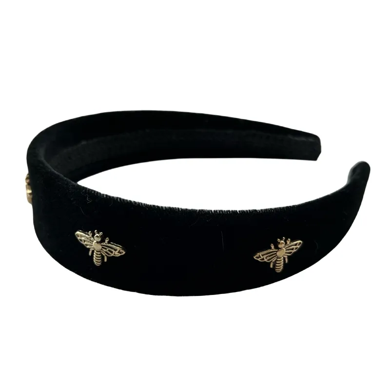 New velvet hair bands hand-sewn hardware bee accessories
