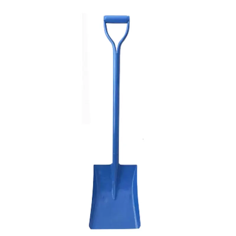 Sample free hot selling construction shovel square s501 one piece steel shovel