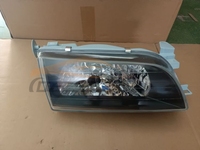 Couvre-phare de voiture noir, feux de coin avant, feux de signalisation, phare pour Toyota Corolla AE101 AE100 1995-1999