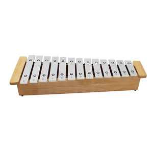 Glockenspiel portable en aluminium à 13 notes, instrument de percussion musical avec baguettes en bois, vente en gros - Product Image 1