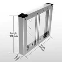 Tourniquets de porte de barrière d'oscillation d'OEM de Tengda systèmes de barrière de porte d'oscillation contrôle d'accès contrôle d'accès piétonnier avec biométrique