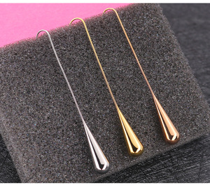 ต่างหูทรงกรวยสำหรับผู้หญิง |   เครื่องประดับสแตนเลสสตีลชุบทอง 18K PVD สุดชิคและโดดเด่น |   กันน้ำ ป้องกันการแพ้ และทนทาน - Product Image 4