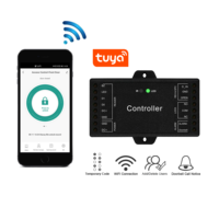 Contrôleur de porte simple Wiegand 26~44, 56, 58 bits, entrée Wi-Fi, contrôleur d'accès intelligent compatible avec l'application Tuya, système de verrouillage de porte