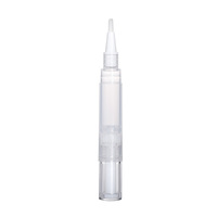 Tube vide pour brillant à lèvres 2ml 3ml 5ml, contenant pour huile à cuticules, vernis à ongles, accessoires de maquillage, stylo rotatif avec pinceau