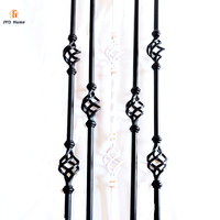 Meilleur Prix Balustres en Fer Forgé Noir Satiné 1/2 po, Ajustables, pour Escaliers Métalliques, Vente en Gros