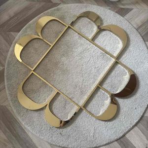 Insegna Popolare con Logo Tagliato al <span class=keywords><strong>Laser</strong></span> in Oro, Targa da Parete con Logo, Insegna per Atrio e Ufficio - Product Image 3