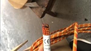 Corda Statica HBC 10.5mm Certificata CE UIAA, Corda da Arrampicata, Corda di Sicurezza per Arrampicata su Roccia in Nylon, Resistenza alla Rottura 2640kg, 100-200kg - Product Image 3