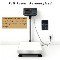 Balance de plateforme industrielle haute précision 100 kg - Modèle TCS en acier inoxydable robuste - Écran tactile LCD pour atelier