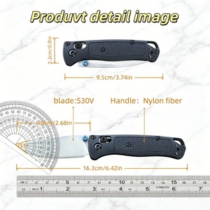 Mini BUGOUT <span class=keywords><strong>Benchmade</strong></span> 533 Coltello Tascabile, Coltello Specializzato per Donne Vendita Diretta dalla Fabbrica, Personalizzazione Professionale - Product Image 6