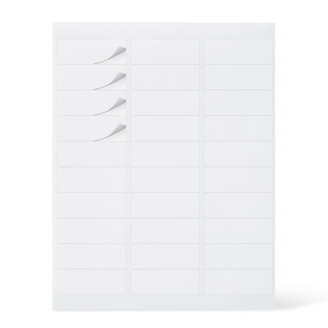 Address Customized Sticker Packaging Label Shipping Identification Tag Laser Inkjet Printing Paper Sheet Decal Barcode Office