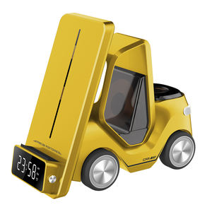 Estación de carga inalámbrica universal con diseño de carretilla elevadora para <span class=keywords><strong>Android</strong></span> IWatch <span class=keywords><strong>Airpods</strong></span> <span class=keywords><strong>Pro</strong></span>, estación de carga de luz nocturna con diseño de coche - Product Image 2
