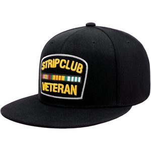 หมวกแก๊ปทรงแบนปักลาย Strip Club Veteran รุ่น PS101 สำหรับทุกเพศ ผลิตจากผ้าโพลีเอสเตอร์ผสมคอตตอน ปิดด้วย Snapback - Product Image 2