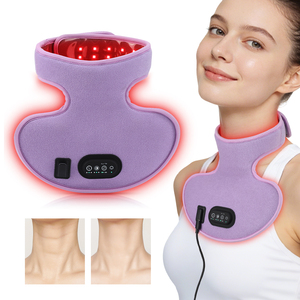Envoltura de Terapia de Luz Roja de 660nm <span class=keywords><strong>y</strong></span> 850nm para Cuello, <span class=keywords><strong>Pecho</strong></span> <span class=keywords><strong>y</strong></span> Parte Superior de la <span class=keywords><strong>Espalda</strong></span>, Envoltura Térmica para Mujeres, Almohadilla Térmica para Alivio del Dolor <span class=keywords><strong>y</strong></span> Cuidado de la Piel - Product Image 1