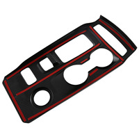 Kits d'intérieur de voiture en Fiber de carbone de luxe ABS Console de commande centrale support de boîte de changement de vitesse cadre de couverture de panneau pour Ranger