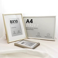 Cadre photo mural en PVC transparent, fixation murale, combinaison de cadres photo pour mur photo, directement de l'usine