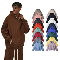 Sudadera con Capucha de Alta Calidad, Gruesa, de Poliéster/Algodón, con Logotipo Personalizado, Impresión DTG, Talla Grande, Unisex